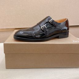 thumbnail for Yashixuan European Station Trendy Men's Shoes 2025 New Leather Business Casual Shoes Men's British-style platform leather shoes