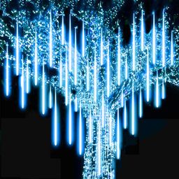thumbnail for LED meteor shower lights Christmas decoration meteor lights LED festive lights decoration lights curtain lights ice strip lights