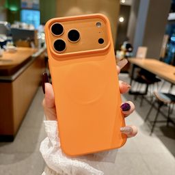 thumbnail for iPhone17PROMAX magnetic phone case for Apple 16 liquid skin feel 15 silicone soft case 13 protective case