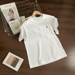 thumbnail for OnApa camiseta básica normcore estéreo de silicone com logotipo redondo de manga curta para homens e mulheres, fina, absorvente de suor e respirável