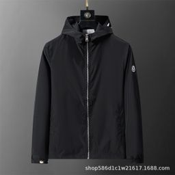 thumbnail for Autumn New Hooded Jacket Men's Sports Fitness Jacket Cross-Border Thin Jacket Men's Casual Cardigan