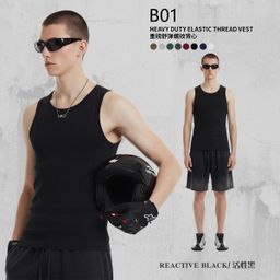 thumbnail for ARTIE男装丨2026春夏新品拉架棉430g男式背心健身运动坎肩背心男
