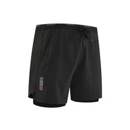 thumbnail for Brand in stock American Basketball Shorts Men's Summer Fake Two-piece Lined Anti-walking Fitness Running Three-point Pants
