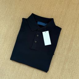 thumbnail for RL Ruff Pony Logo Embroidered Men's Classic Solid Polo Collar Knit Short Sleeve Top