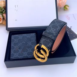 thumbnail for L&#039;s g&#039;s Xiaoxiang Men&#039;s Classy Boutique Gift Box Belt Belt Wallet Combination Two-Piece Set Fashionable and Versatile Classic