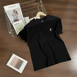 thumbnail for OnApa camiseta básica normcore estéreo de silicone com logotipo redondo de manga curta para homens e mulheres, fina, absorvente de suor e respirável