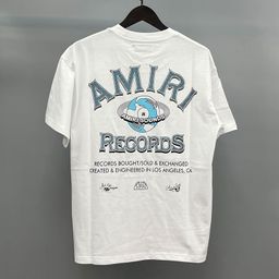 thumbnail for Amiri American Style Fashion Brand High Street Loose Half Sleeve T-shirt for Men and Women Couple Summer Thin Round Neck Short Sleeve T-shirt