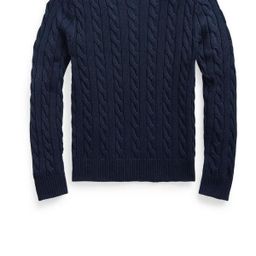 thumbnail for Scanner RL Raff pony logo embroidery crewneck knitwear men's autumn and winter warm twist couple pullover sweater women