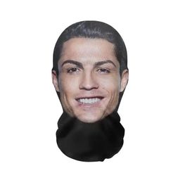 thumbnail for Europe and the United States cross-border special for new portrait 3D digital printing spoof face scarf multi-functional outdoor mask hip-hop scarf