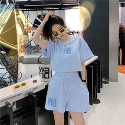 thumbnail for 网红休闲运动服套装女夏季新款时尚减龄炸街健身跑步学生两件套女
