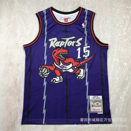 thumbnail for In stock hot-pressed Jersey Raptor Spurs 76 people piston warrior Lakers retro embroidered basketball uniform men and women casual