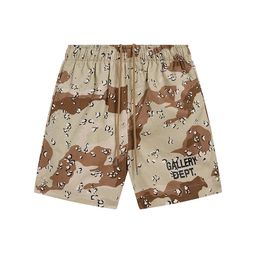 thumbnail for GALLERY DEPT TIDE new basic letter print logo shorts cropped pants casual men and women summer