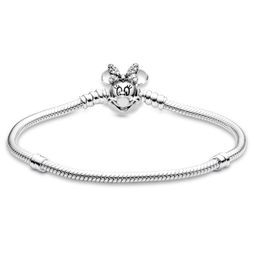 thumbnail for Pandora base chain ladies bracelet crown zircon cartoon snake bone bracelet DIY bracelet spot wholesale