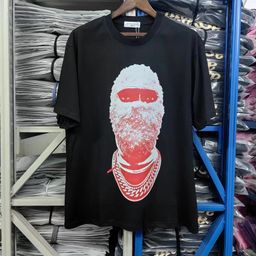 thumbnail for European and American High Street Trendy New Masked People Like Printed Loose Casual Short-sleeved T-shirt Men&#039s and Women&#039s Half-sleeved T-shirt