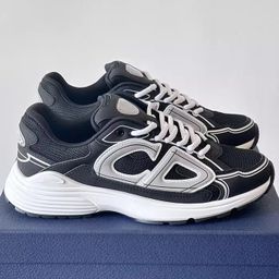 thumbnail for European B25 Low-Top Men's Sports Shoes, Unisex Letter Shoes, High-Quality B30 Dad Shoes, Thick-Soled, 23 Colors, Size 12