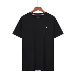 thumbnail for High-Quality Wholesale Summer Tommy Short-Sleeve Logo Print Men's Polo Shirt Casual Short-Sleeve in Stock