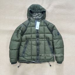 thumbnail for CP cotton clothing cross-border exclusive for EU size 1 1 version lens badge plaid hooded COMPANY winter thickened warmth