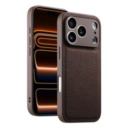 thumbnail for The moonpit pattern is suitable for Apple 17promax leather phone case 16 fine hole iPhone15 leather texture anti-drop protective case
