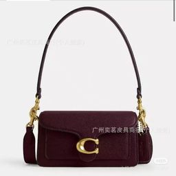 thumbnail for 2025 New Tabby 26 Casual Leather Bacchus Bag Classic Vintage Baguette Bag Crossbody Cowhide Women's Bag