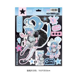 thumbnail for New DOMI high quality sticker girl character sticker material mobile phone Guka Gu book decoration notebook postcard