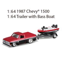 thumbnail for Maisto Transport Truck Trailer Alloy Car Model Metal Car Model Ornaments Toys Wholesale Car Gifts