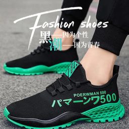 thumbnail for Men's Shoes Foreign Trade Casual Sports Shoes Korean Style Fashion Trend Running Lightweight Soft Sole Student Sneakers Work Shoes Dropshipping