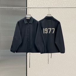 thumbnail for Fog Woven Jacket Collection High Street Youth Casual Coach Jacket Spring and Autumn Thin Coat Unisex Trendy