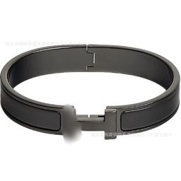 thumbnail for [Correct Version] Hermès Black Warrior High Version Bracelet Does Not Fade Frosted Matte Lucky Bracelet