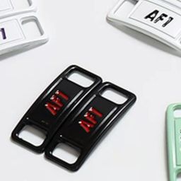 thumbnail for Sapatos da moda, acessórios de calçados esportivos AF1 Air Force One fivela de cadarço luminosa fivela de sapato placa de ferro colorida outono