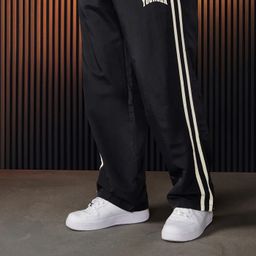 thumbnail for YOUNGLA Men's Trend Double Strip Panelled Printed Casual Pants Gym Sports Fitness Mid Rise Straight Leg Pants Transport