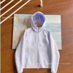 thumbnail for 26 Spring and Autumn New Casual Sports Air Layer Hooded Jacket and Sweatpants Set 454 and 461