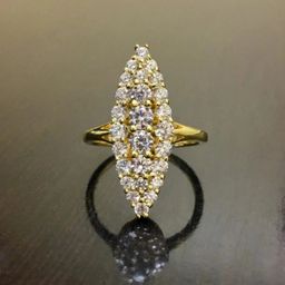 thumbnail for European and American style genius designer full diamond ring, trendy and personalized casual ring, light luxury and high-end versatile accessory