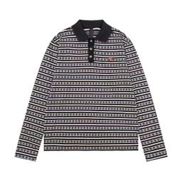 thumbnail for Cross-Border Exclusive Chrome Heart Round Neck Printed Double Yarn Pure Cotton Long-Sleeved T-Shirt for Men and Women, Trendy