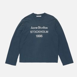 thumbnail for Trendy Brand 1996 Washed and Distressed a Letter Print High Street Long-Sleeve Loose Fit Unisex Couple Cross-Border T-Shirt