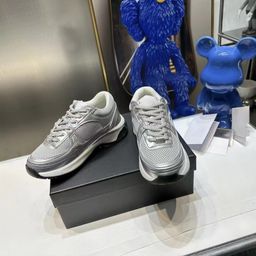 thumbnail for New Style Small Fragrant Daddy Shoes with Silver Horns, King Sports and Casual Shoes, Increased Color Matching Genuine Leather Versatile Women's Sports Shoes