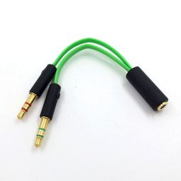 thumbnail for Factory wholesale for Razer computer headset 2-in-1 adapter headset game splitter audio conversion
