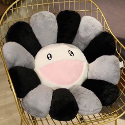 thumbnail for Internet celebrity Takashi Murakami sunflower doll cushion plush toy office chair cushion bay window children's room floor mat girl