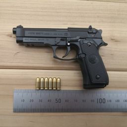 thumbnail for 1:2.05 Alloy Imperial M92A1 Beretta Model Toy Gun Keychain Metal Non-firing