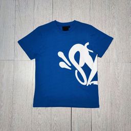 thumbnail for High Quality Synaworld Hip-Hop Foam Printed Short-Sleeved Casual Loose T-Shirt High Street Shorts Syna Word