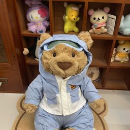 thumbnail for In stock Christmas ski Barcelona bear snowsuit Bonnie rabbit ski suit doll plush toy Christmas new arrivals