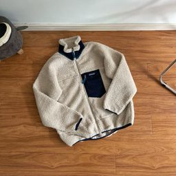 thumbnail for Twelve-Color Bata Outdoor Classic Retro-X Fleece Lamb Wool Patchwork Pocket Stand Collar Jacket for Couples