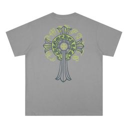 thumbnail for Chrome Heart 24 New Chrome Summer Trendy Short-Sleeved European and American Street Short-Sleeved T-Shirt Series for Men and Women