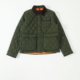 thumbnail for Cross-border foreign trade RL Laf classic old money style workwear diamond vintage quilted cotton jacket corduroy padded jacket