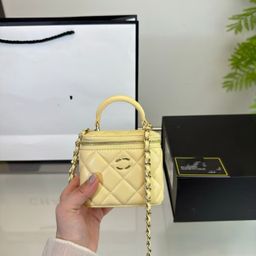 thumbnail for 2026 New Xiaoxiangfeng Lingsta Chain Bag Mini Box Bag Women's Leather Crossbody Bag High-end, versatile and fashionable