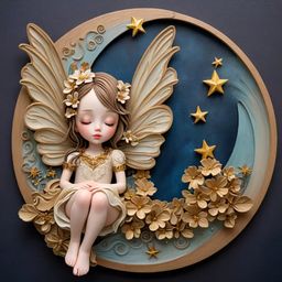 thumbnail for Fairy silicone mold baking biscuit cake mousse chocolate three-dimensional decoration DIY handmade 18234