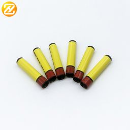 thumbnail for 源头工厂定制环保喷漆金属绳带头帽绳纯铜无缝管绳头啤咀丝印logo