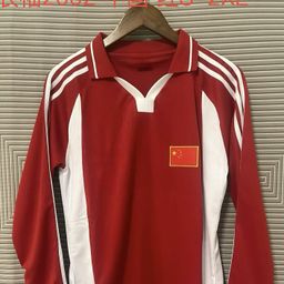 thumbnail for Retro Popular Chinese Team Short-Sleeved T-Shirt Sports Casual Jersey Football Jersey