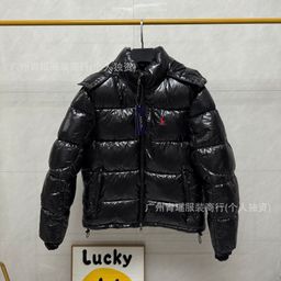 thumbnail for Cross-border foreign trade spot POLO Raff RL classic shiny pony hooded cotton jacket thickened warm men's jacket