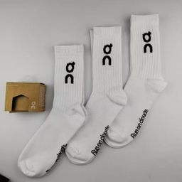 thumbnail for On袜子 3双装昂跑袜子高筒跑步袜男女同款潮袜情侣款时尚运动袜