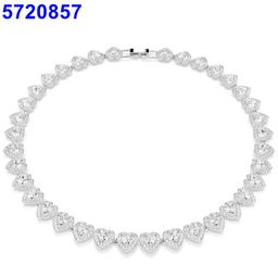 thumbnail for Shijia Roman Jewelry Una Series Necklace Set Crystal Inlaid Round Cut Dazzling Charm Bracelet Niche